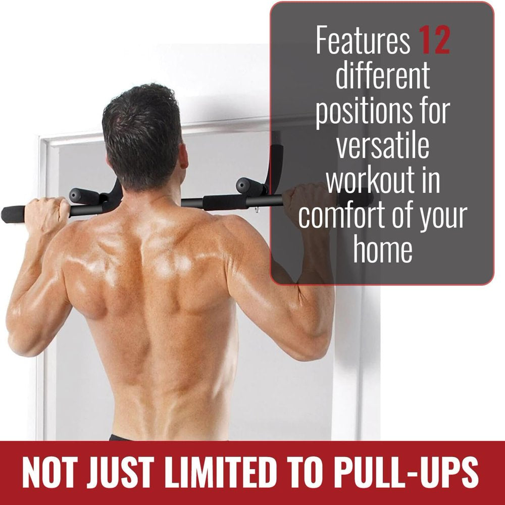 Pull up Bar with Silicone Pads and Set of 3 Booty Band